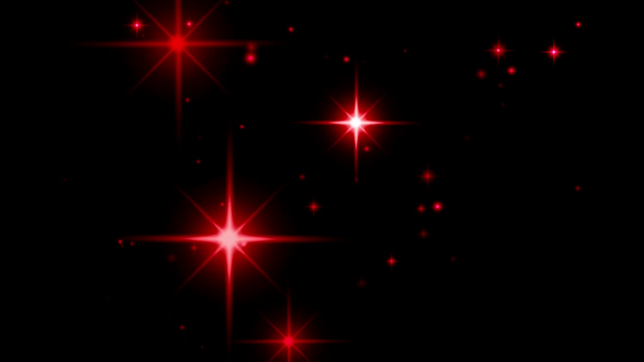 la animación la luz roja brilla sobre un fondo negro.