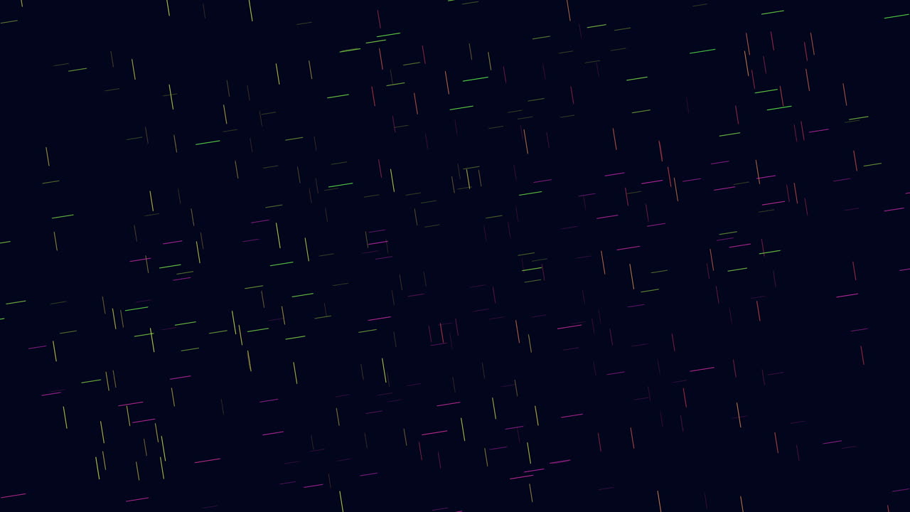 Energetic and vibrant, this image showcases colorful lines on a dark background, creating a sense of movement and dynamism as the lines swirl in various directions