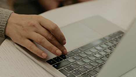 person working on a laptop