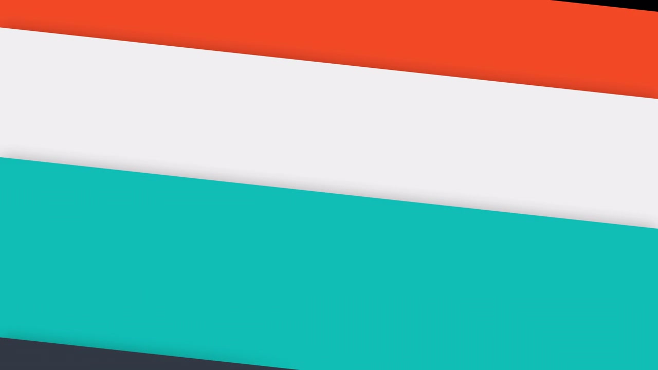 Abstrakt motion graphics-overgang med geometriske former og levende farver