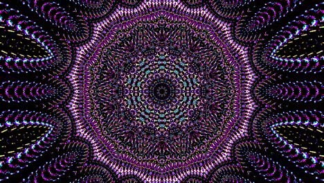 abstract kaleidoscope pattern with full colors. magic mandala. 4k