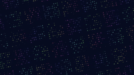 vibrant dot grid design creates colorful pattern