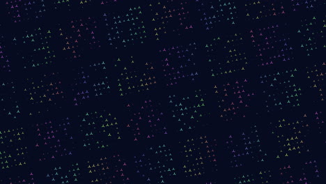 vibrant dot grid design creates colorful pattern