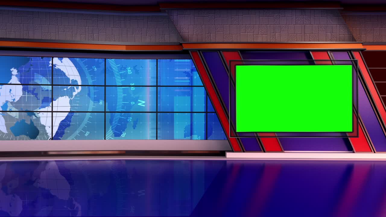 3d 가상 스튜디오 녹색 화면 배경 설정