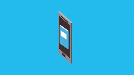 concepto isométrico de los teléfonos inteligentes