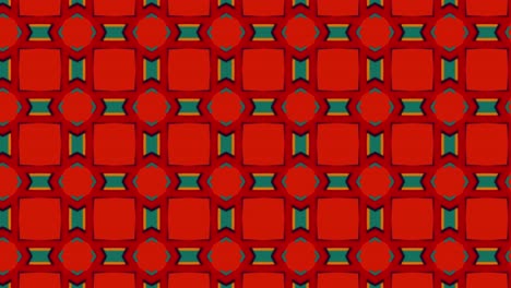 diapositiva de patrón geométrico rojo. panorámica