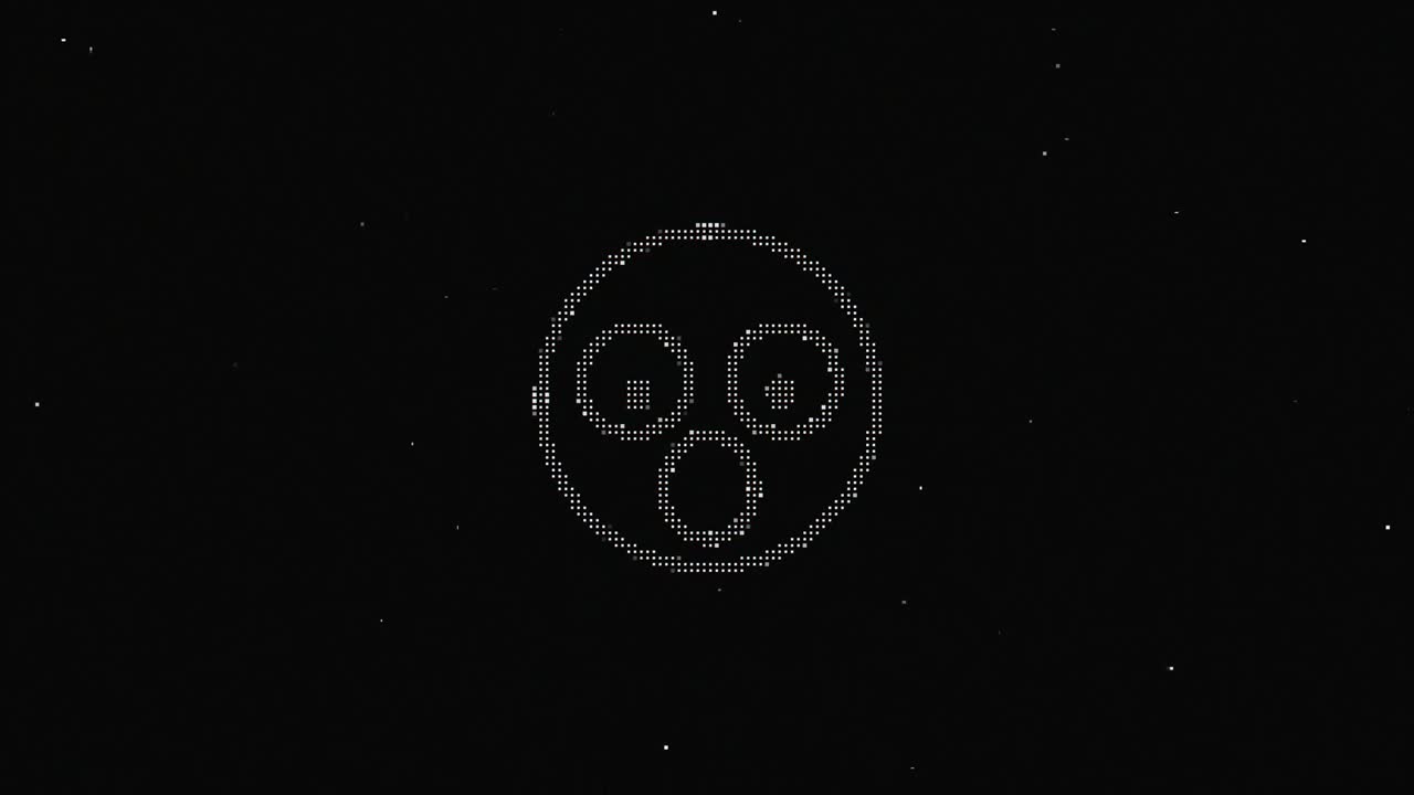 Glitch pixel heart hud holographic symbol on digital old tv screen seamless loop glitch animation. Hearts. Dynamic retro and joyful. Colorful and vintage video footage.