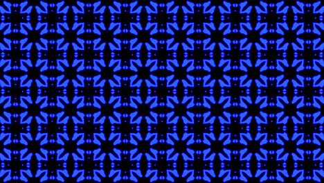 fondo de patrón geometrico sin costuras azul abstracto. rayas abstractas bucle de caleidoscopio. rápido psicodélico colorido kaleidoscopio vj fondo. discoteca fondo de movimiento abstracto. efecto caleidoscope