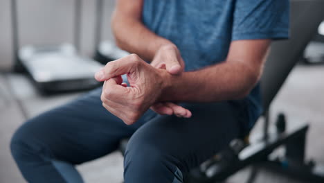 man with wrist pain