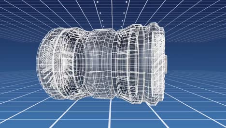 Digital-3D-model-of-a-plane-turbine