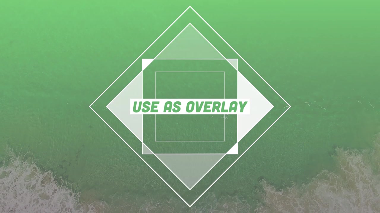 Animated Geometric Shape Title Overlay for Video Editing