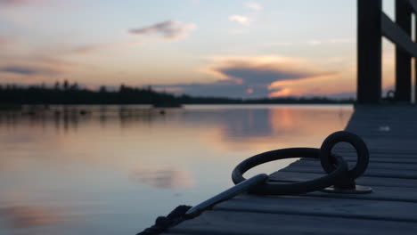 Maritime-harbor-detail-in-Stockholm-archipelago-during-blue-hour