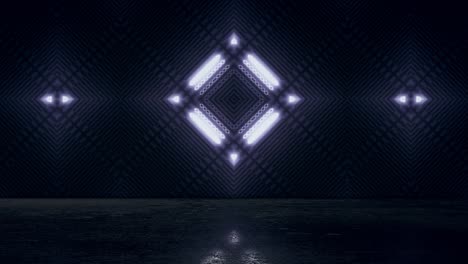 la animación de la etapa de video con láser ultravioleta de neón es un bucle sin costuras.