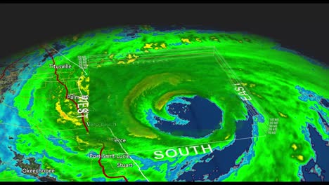 2016 hurricane matthew eye 3d radar