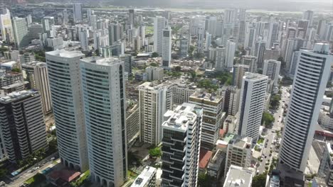 Overhead-Wolkenkratzer-In-Boa-Viagem-Brasilien-Erschossen