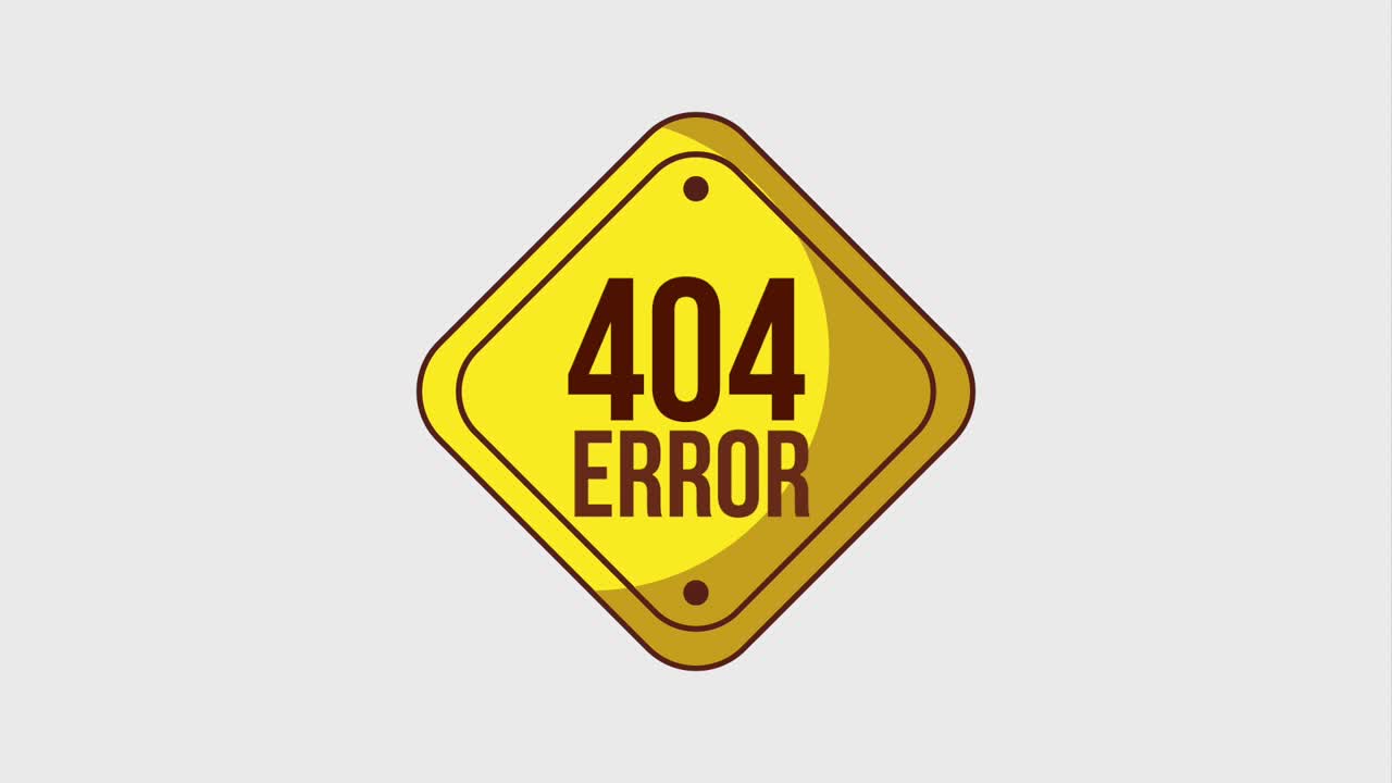 animación de la página de error 404