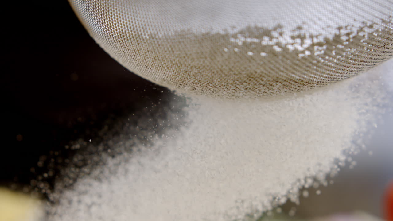 Sifting Flour with a Sieve