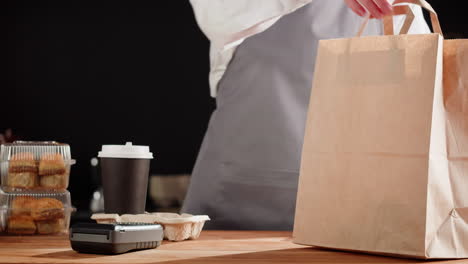 food delivery order being prepared