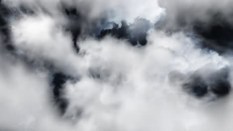 a thunderstorm among the dark and white columbus clouds