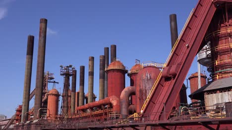 the abandoned sloss furnaces in birmingham alabama show a slice of america's industrial past