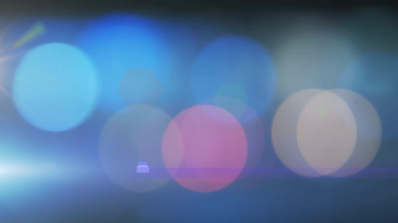 검은 배경 에 빛 의 다채로운 반점 들