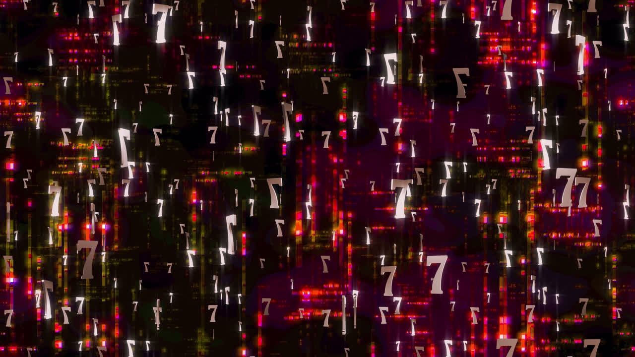 número de azulejos de bucle techno de fondo 7