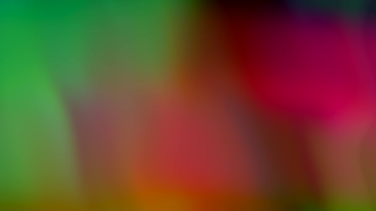 동영상의 애니메이션 배경 또는 오버레이로 움직이는 게임에서 강하게 변화하는 프리즘 색상이 번갈아 나타납니다.