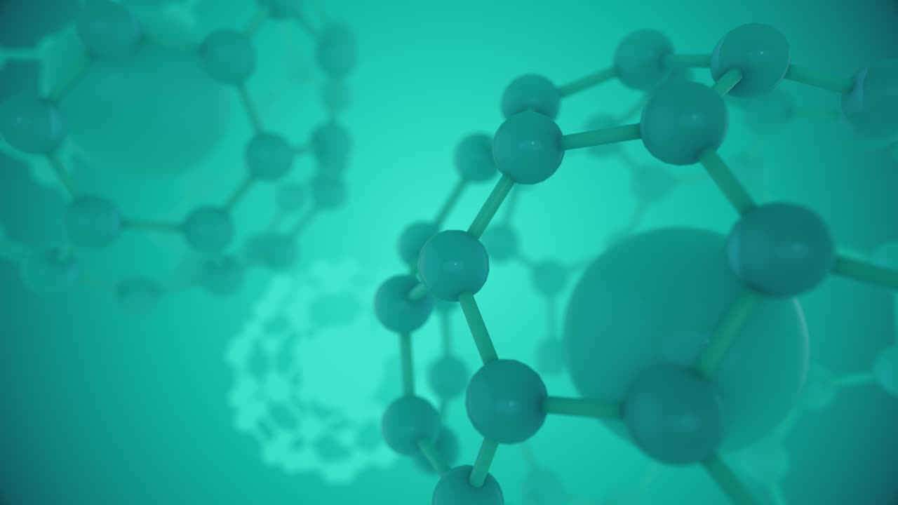 estructura molecular de fondo del bucle sin costuras