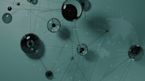 Network-of-interconnected-nodes-and-lines-animation-over-world-map-background