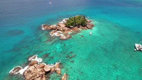 St.-Pierre-Island-Auf-Den-Seychellen-Von-Oben-Gefilmt