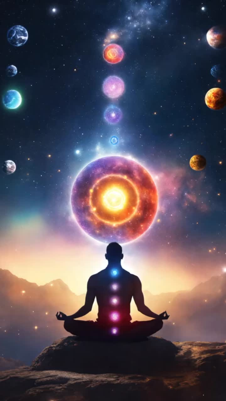 Cosmic Meditation: A Journey Through Chakras and Universal Energy