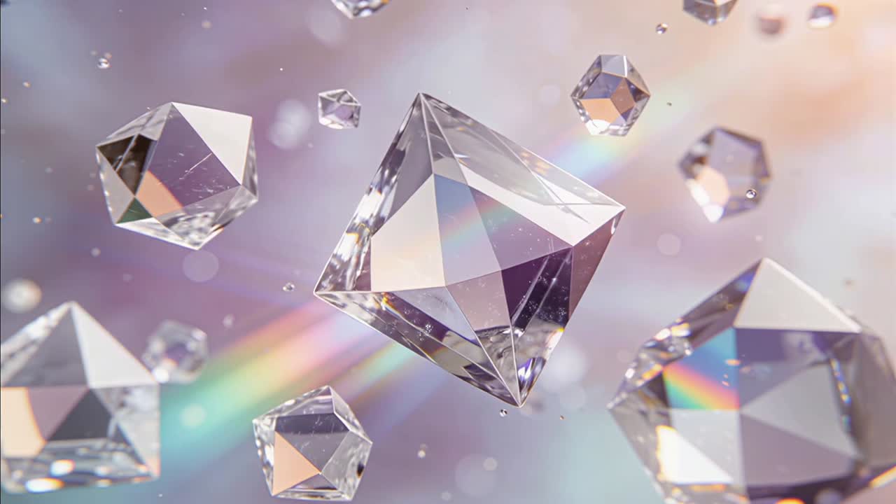 3D抽象シームレスアニメーション背景