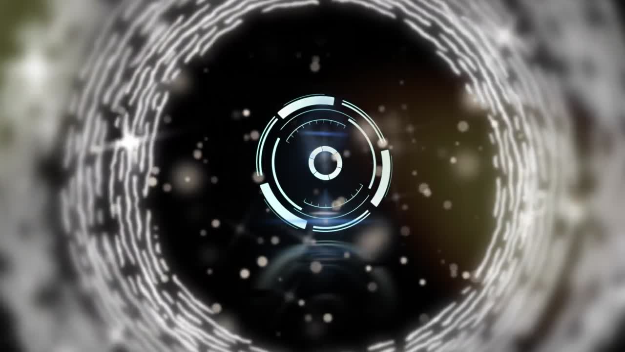 검은색 배경에 스 ⁇  스캔 이상의 스 ⁇ 의 애니메이션