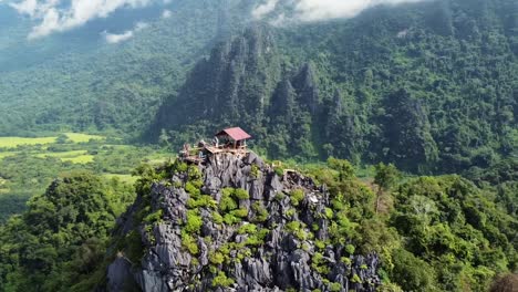 punto de vista de nam xay en naka, cerca de vang vieng en laos