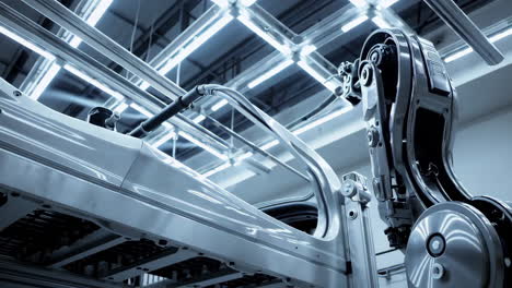 línea de ensamblaje automático de carrocerías de automóviles