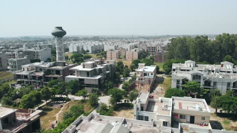 zona residencial de nueva construcción en la provincia de punjab, india