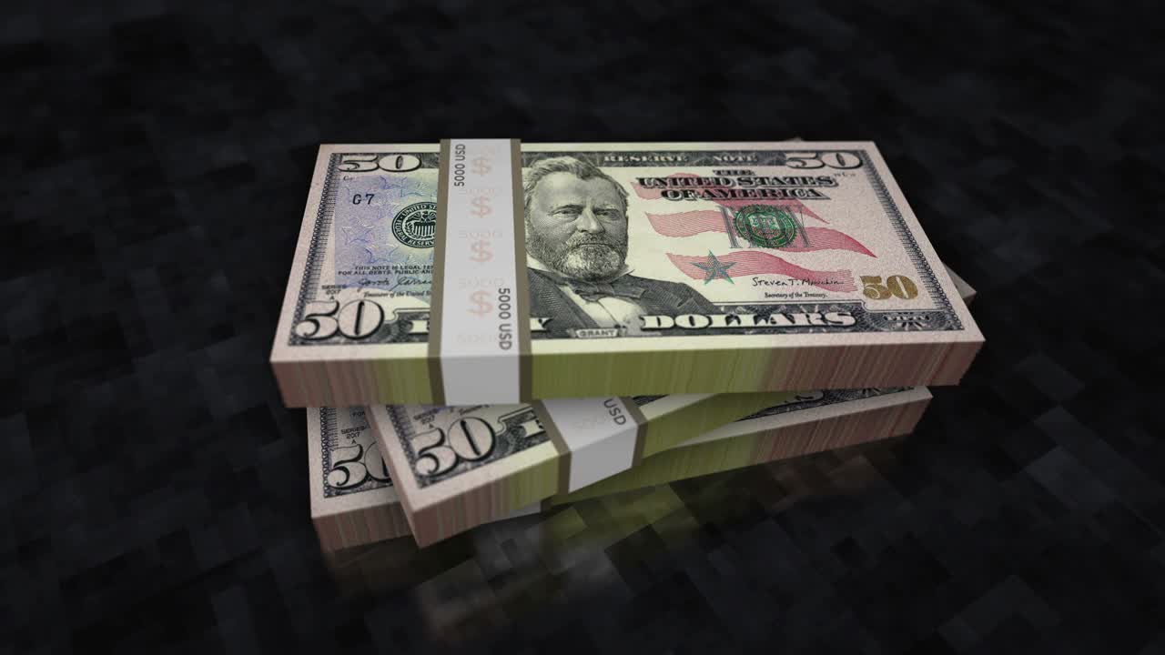 50달러 지폐 어리 애니메이션