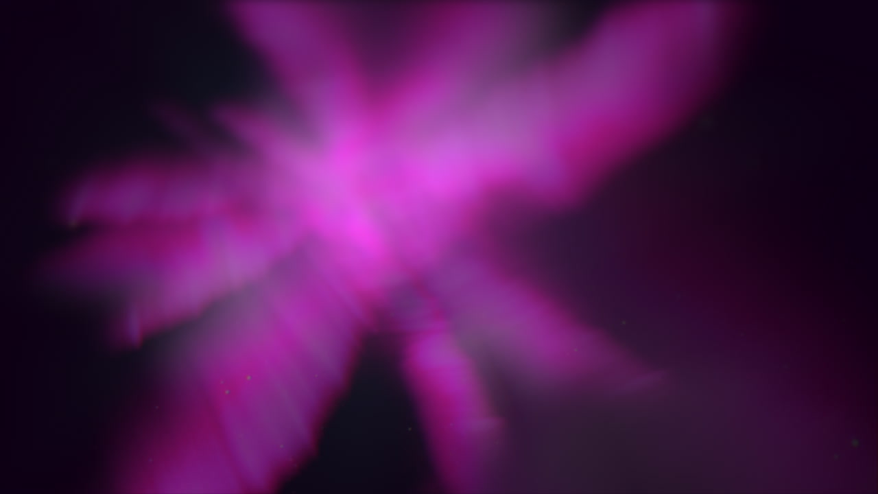 Vibrant purple and pink abstract design on dark background
