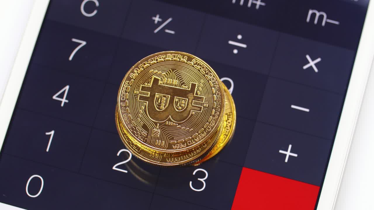 Bitcoin on a calculator