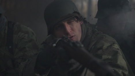 wwii soldiers in trenches