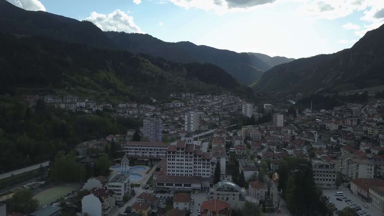 ciudad en la montaña, devin, bulgaria