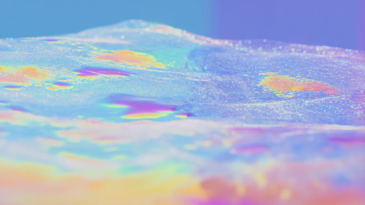 Abstract Holographic Iridescent Texture