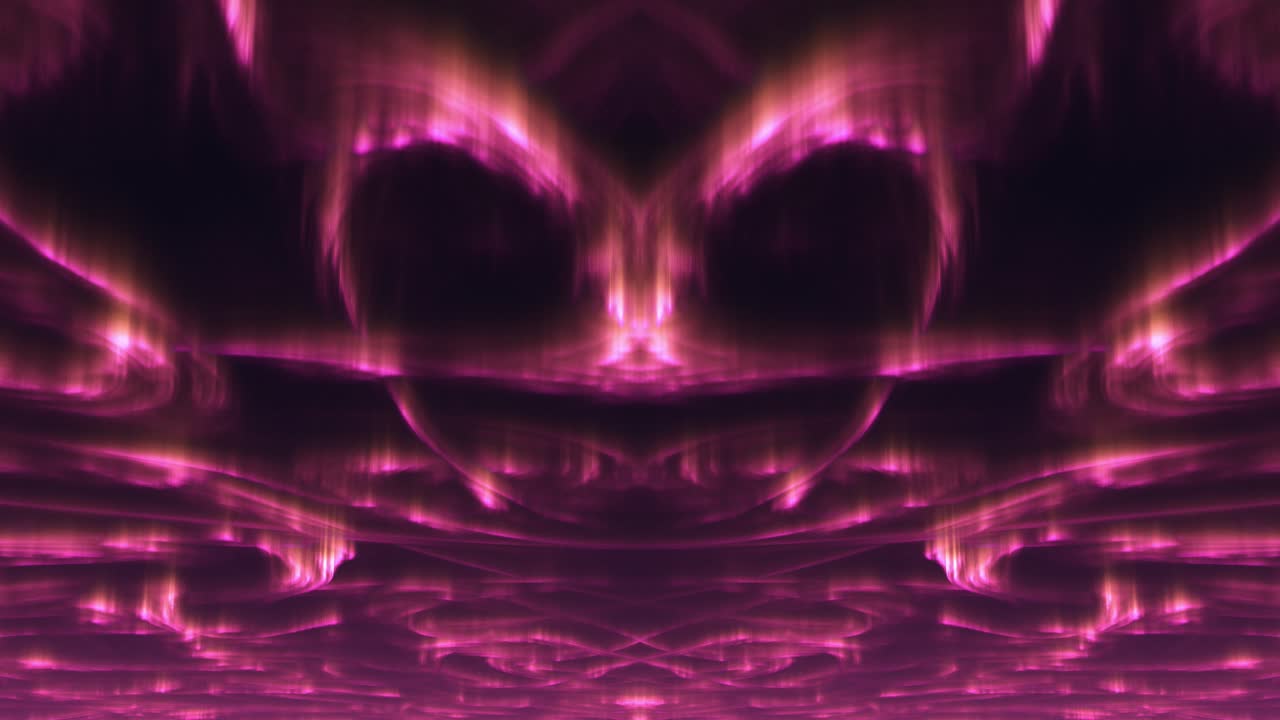 una surrealista abstracta rosa aurora boreal se mueve con gracia en el cielo nocturno