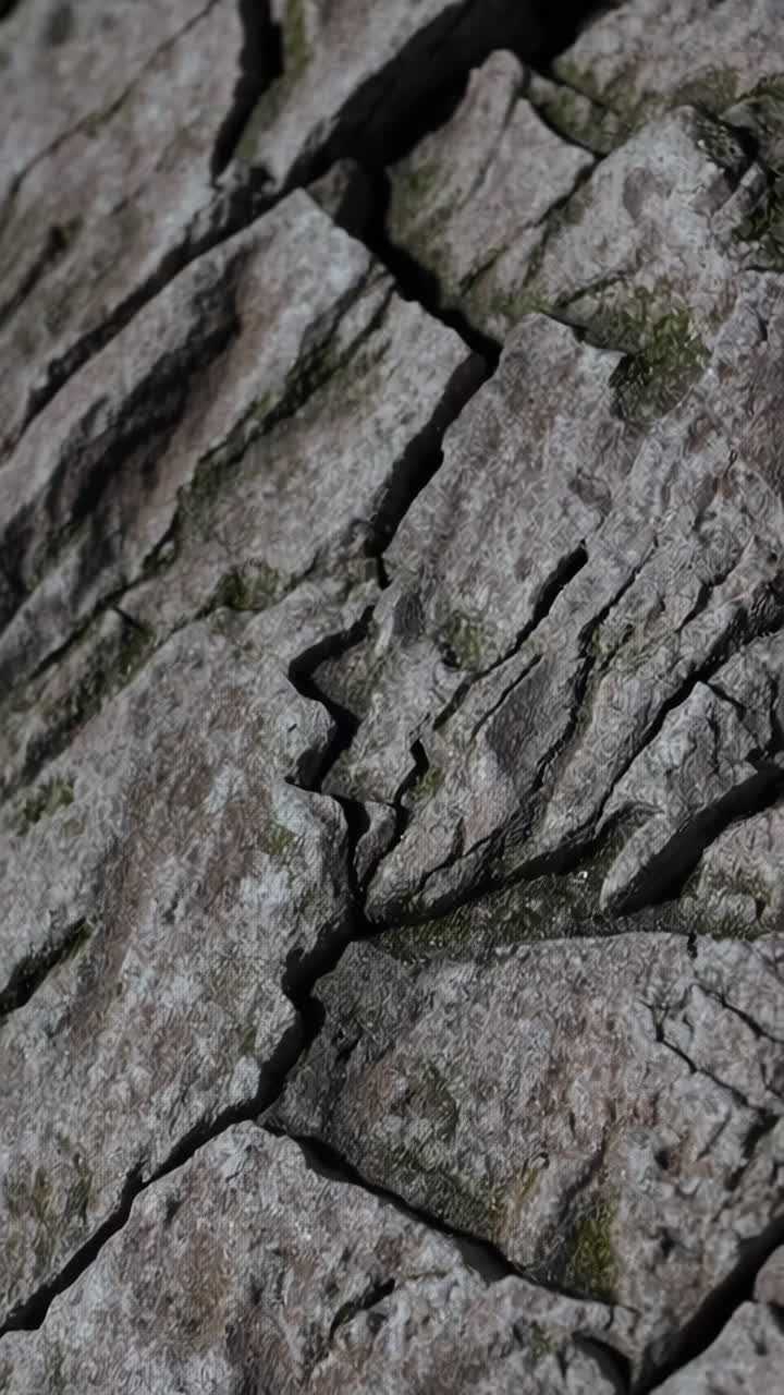 Close-up Texture of Cracked Tree Bark