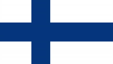 the flag of finland appearing under the name of the country