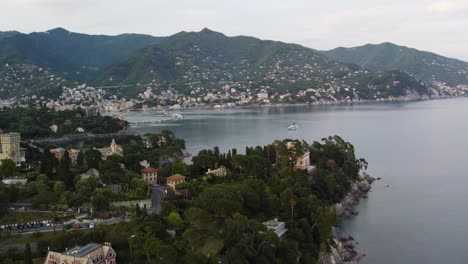 encantador pueblo costero mediterráneo de santa margherita ligure