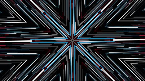 patrón de caleidoscopio geométrico abstracto