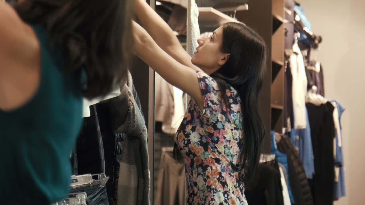 Women Shopping for Clothes