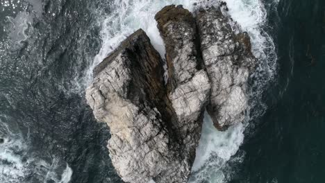 Vista-Aérea-De-Big-Sur-Coast-High-Way-1-Cerca-De-Monterrey-California