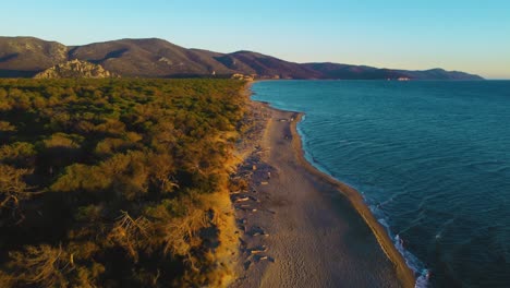 parque nacional maremma en toscana, italia